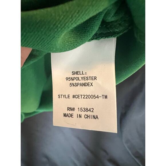 Melloday Blouse/Green/Large/Button Detail/Holiday/Work/Professional - Picture 7 of 7